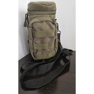 Molle Tactical Water Bottle Bag W Sling Pouch Crossbody Bag Cycle Hike Outdoor